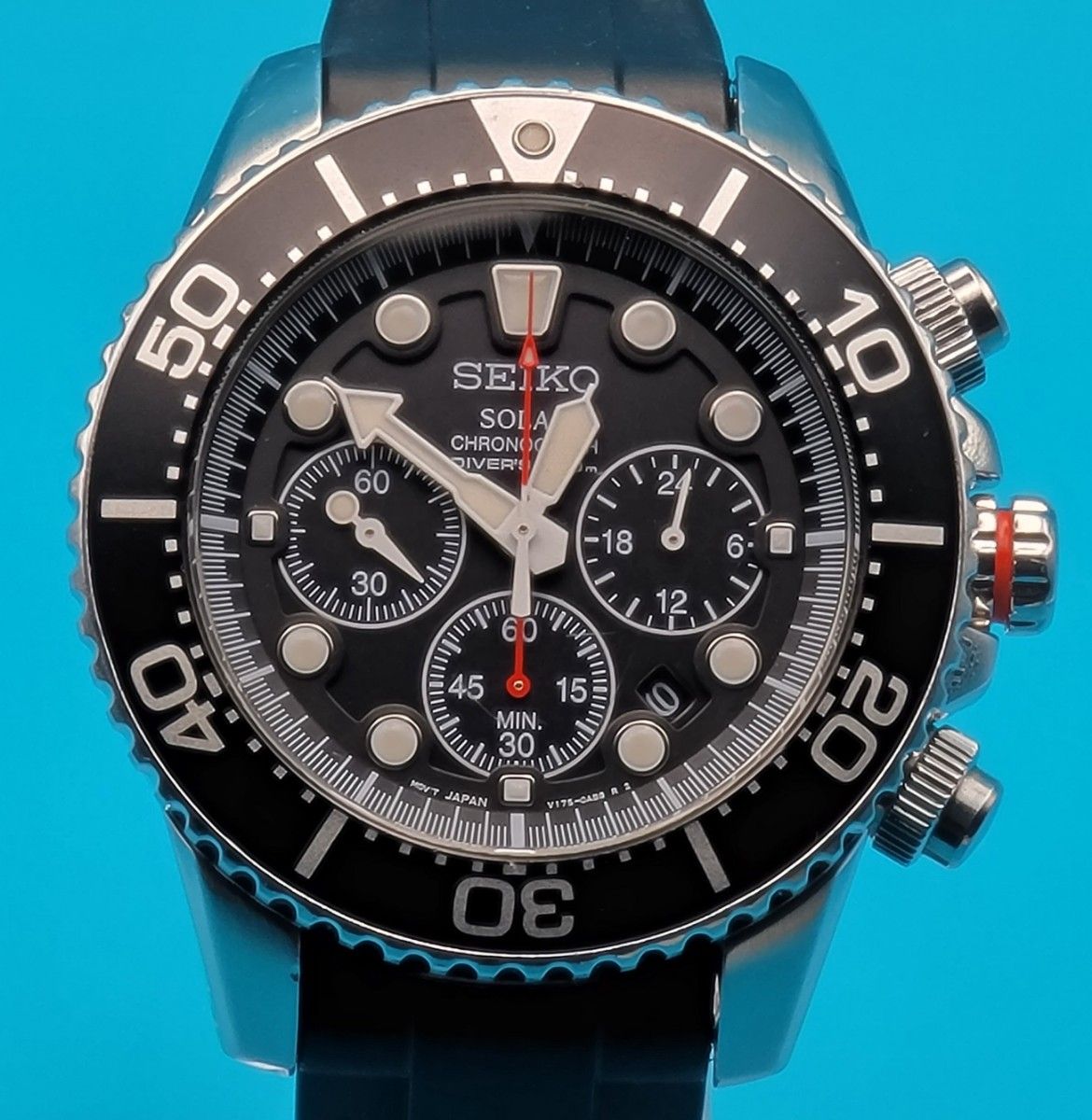 SEIKO AIR DIVER'S ソーラー クロノグラフ | labiela.com