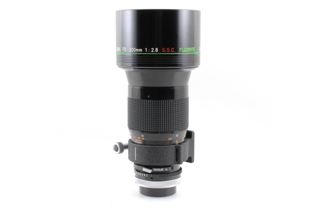 [ beautiful goods guaranteed operation verification settled ]Canon FD 300mm F/2.8 S.S.C. SSC Fluorite MF Telephoto Lens Canon seeing at distance Q4838@Ie