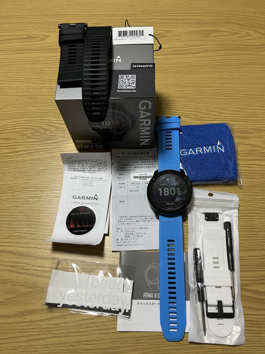 本店は ガーミン GARMIN fenix 6X Pro Dual Power Ti Black DLC 010