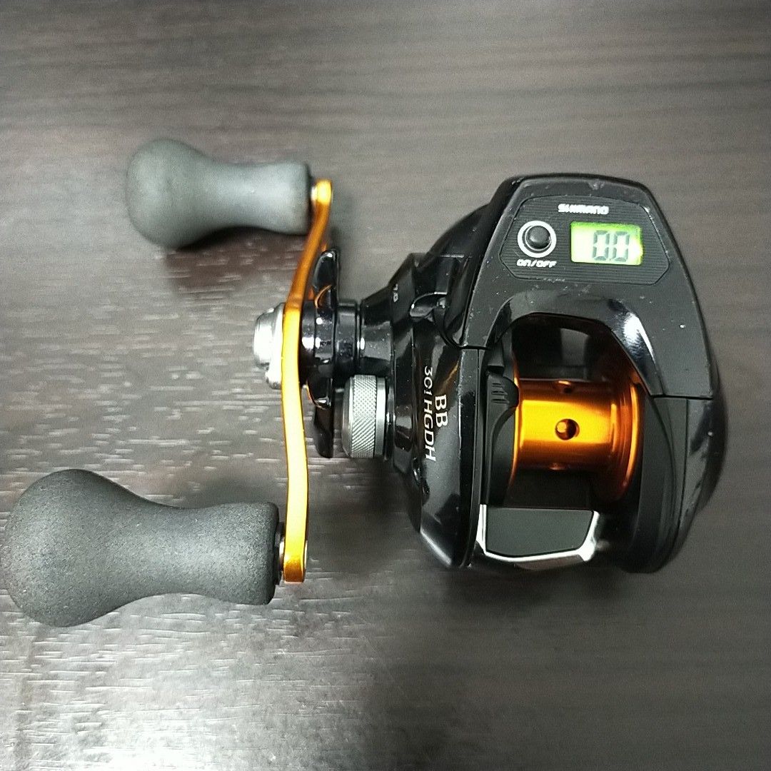 21バルケッタ 151DHPG 左 両軸リール ダブルハンドル