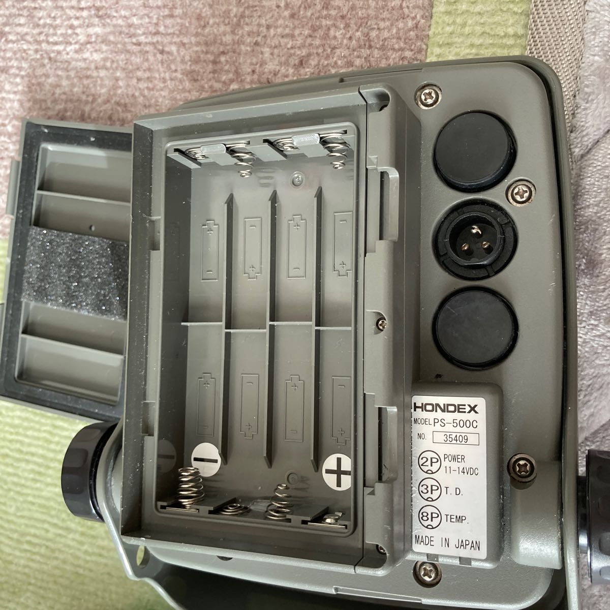 ホンデックス 魚探 PS-500C トランサム取り付けパイプセット-