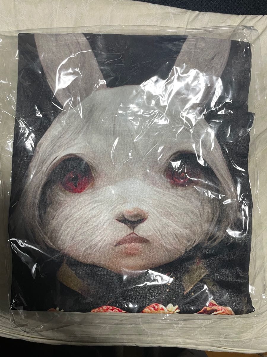 NieR 服　NieR Clothing BACK RABBIT PRINT CUTSEW ウサギ　うさぎ　半袖シャツ　非売品