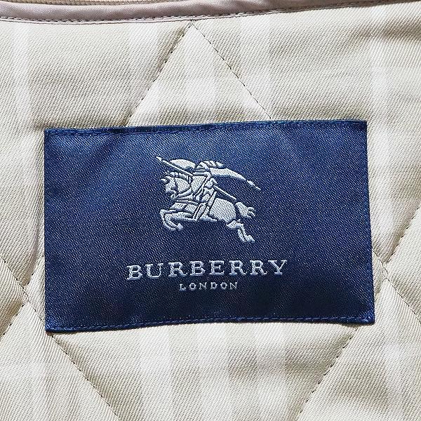 #wnc バーバリー BURBERRY コート ブルゾン L ベージュ 中綿 ジャケット キルティング ライナー付き メンズ [776393]_画像8