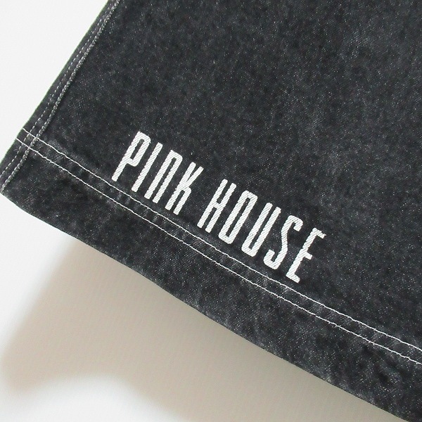 #apc ピンクハウス PINKHOUSE スカート 黒 ロング デニム フレア レディース [779743]_画像4