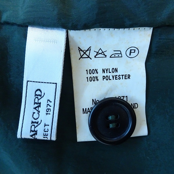 #wnc ヤッコマリカルド YACCOMARICARD コート 緑系 中綿 スナップボタン ロング レディース [787652]の画像5