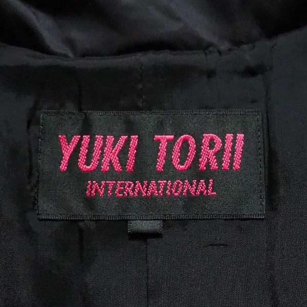 #anc Yuki Torii YUKITORII coat 38 black long lady's [737063]