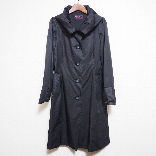 #anc Yuki Torii YUKITORII coat 38 black long lady's [737063]