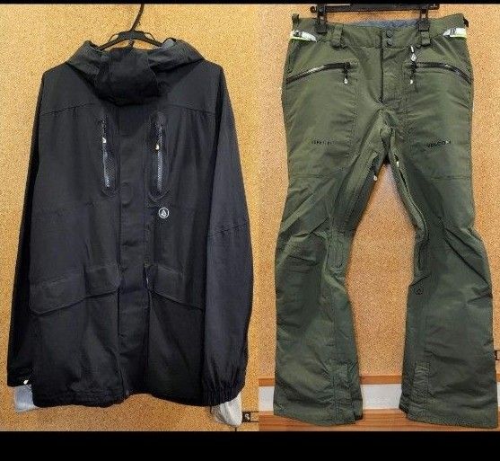 VOLCOM スキーウェア上下 Mサイズ スノーボード ウエア www