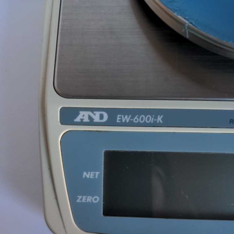 エーアンドデイ 高精度デジタルスケール　デジタルはかり EW-600i-K　取り扱い説明書付き_画像2