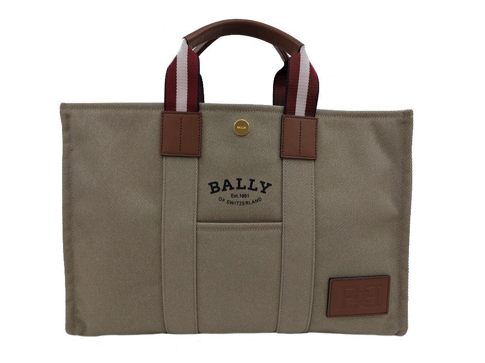 直送商品 XL 未使用品！BALLY【バリー】DRYSALIA ユニセックス キャンバス×レザー（3922） トートバッグ かばん、バッグ