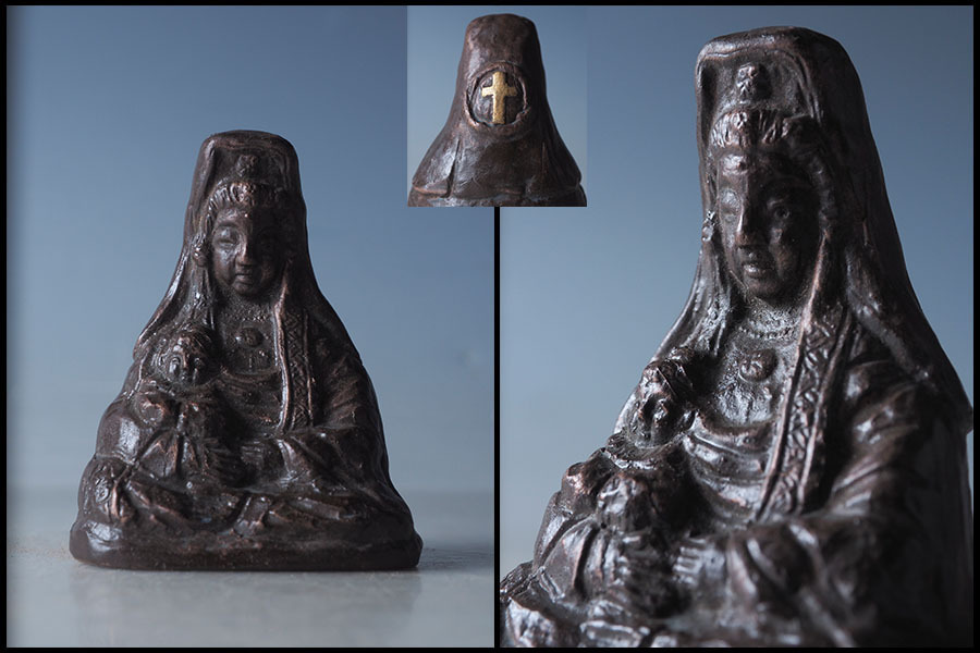 Yahoo!オークション - cj87_旧家初出 隠れキリシタン マリア観