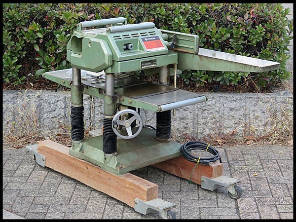 2021 △C HITACHI 日立工機 2枚刃 自動かんな盤 P100RF 自動幅