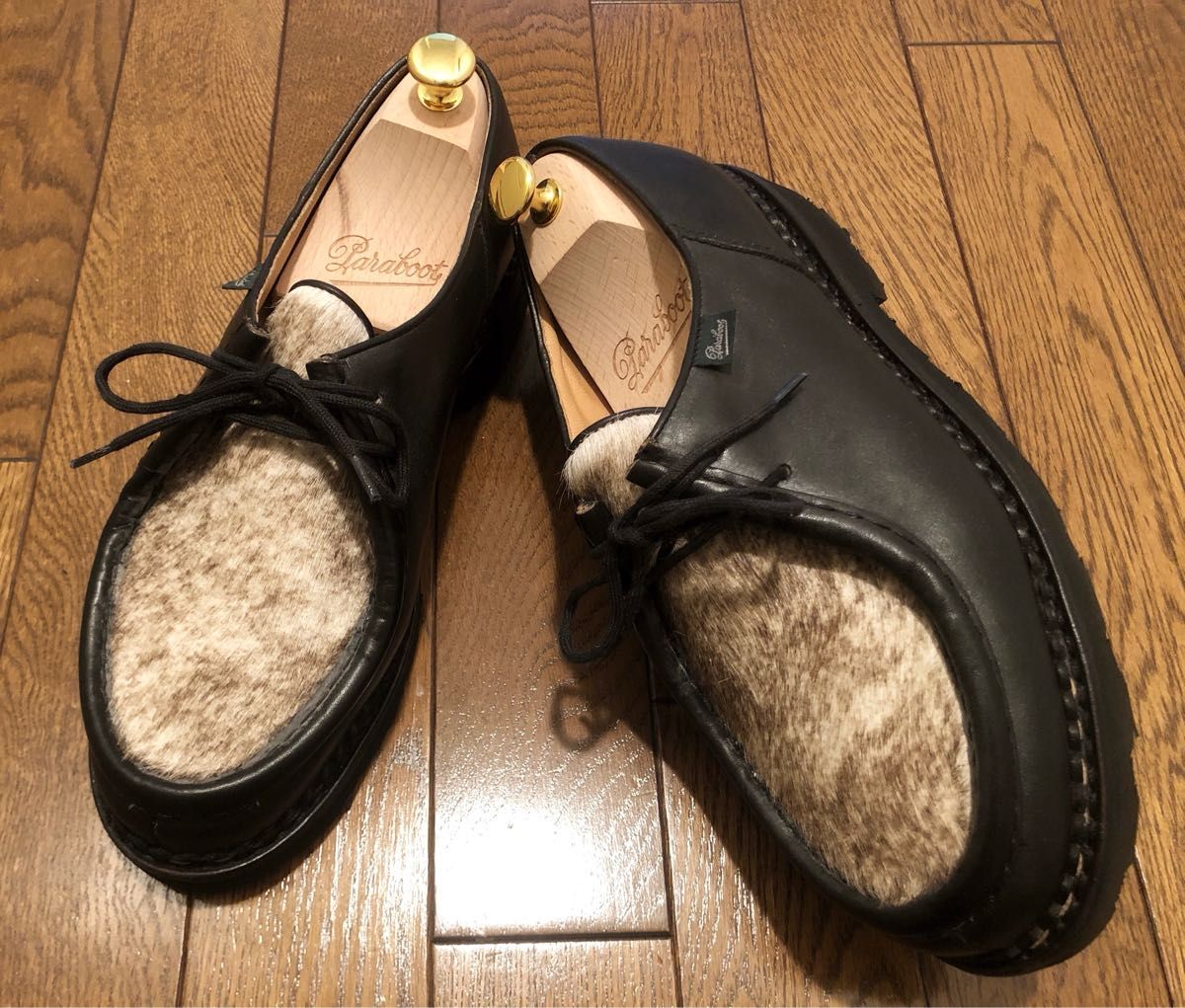 3回着用のみ☆Paraboot MICHAEL 42 NOIR ノアール ブラック 黒