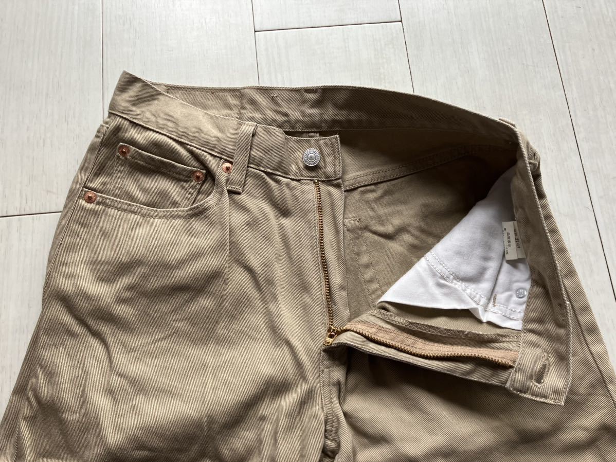 即決 W31 リーバイス Levi's 533-36 コットンツイル ストレート 廃盤 2003年春夏モデル アメリカンスタンダードジーンズ ベージュ