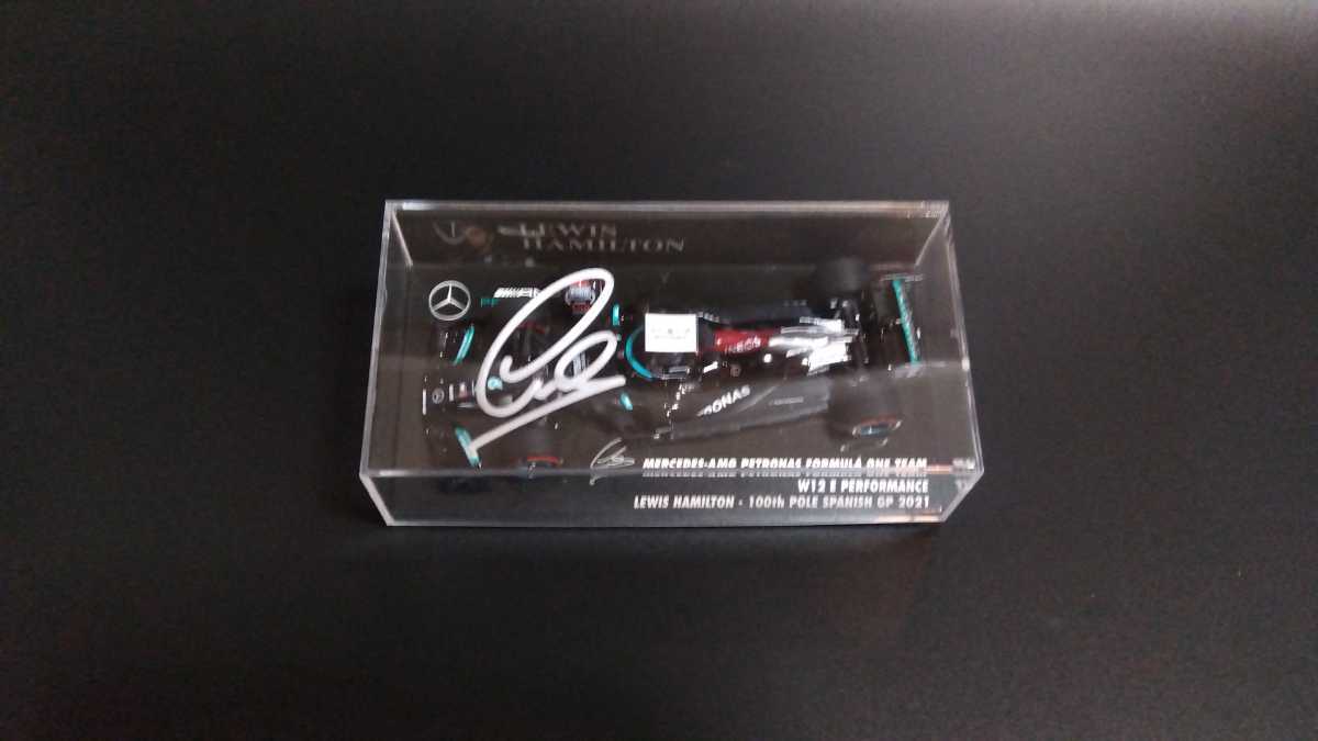 ミニチャンプス『ルイス・ハミルトン 直筆サイン メルセデス ミニチャンプス『ルイス・ハミルトン 直筆サイン メルセデス