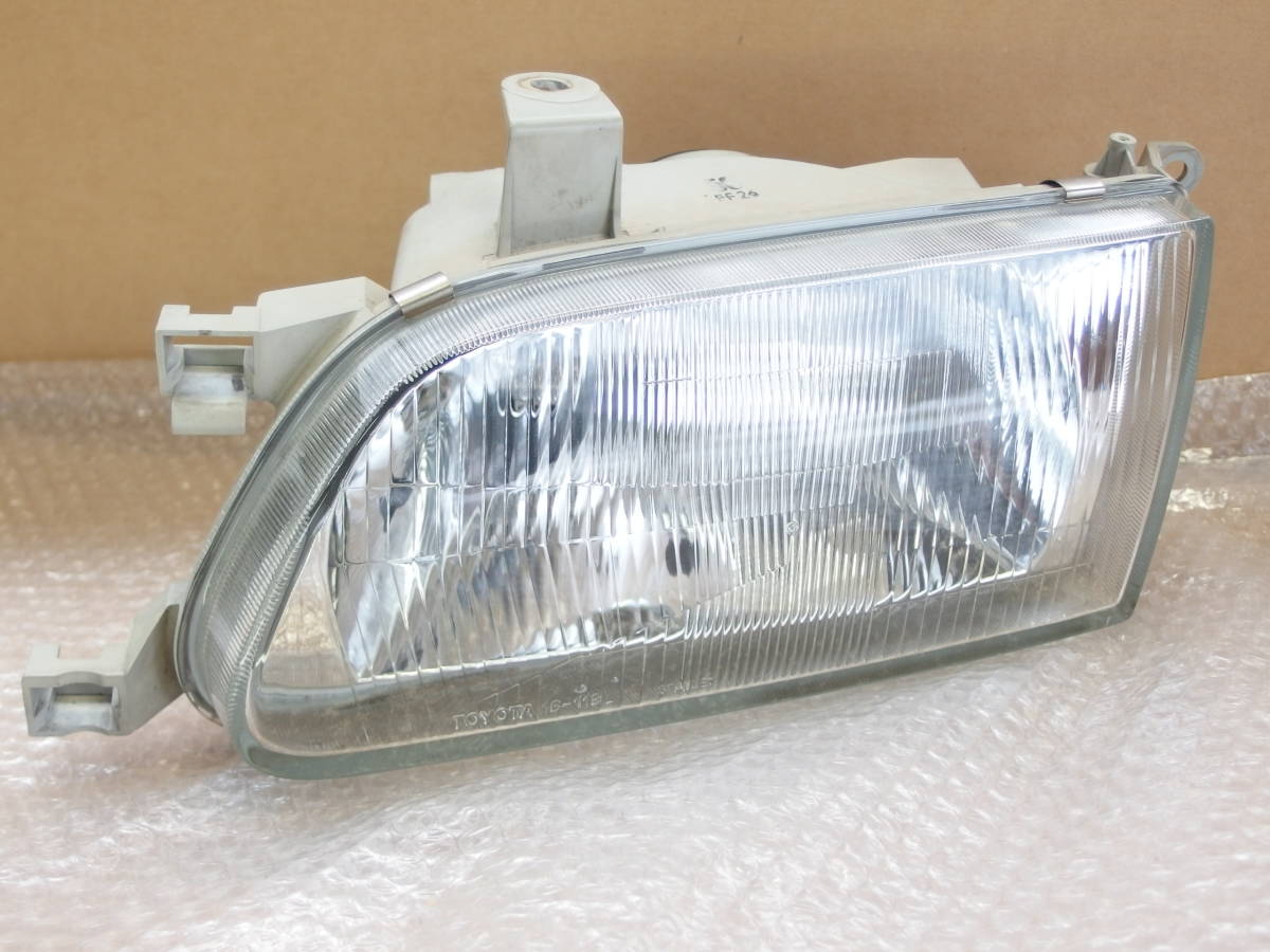 EL55 コルサ 前期 ヘッドライト 左 STANLEY 16-119 ターセル カローラⅡ EL51 1996 TOYOTA CORSA TERCEL HEADLAMP ASSY, LH 81150-16560_画像1