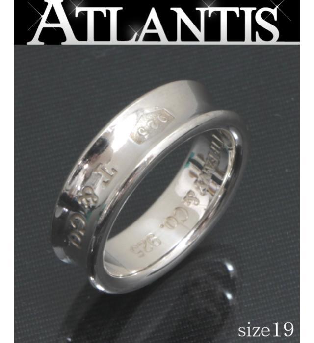 美品 ティファニー Tiffany＆CO 1837 ナロー リング 指輪 シルバー925