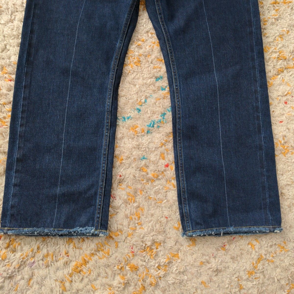 22SS★Drawerドゥロワーコットンインディゴ5Pデニムパンツ40