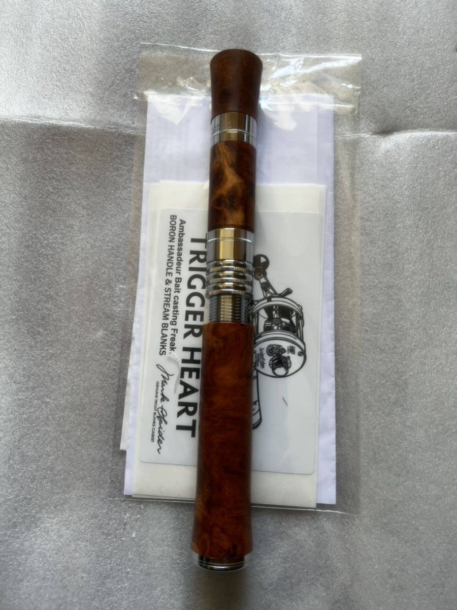 CASKET アルセドクライマーACB52MS 花梨瘤紅白 オールウッド仕様ボロンハンドル_画像7
