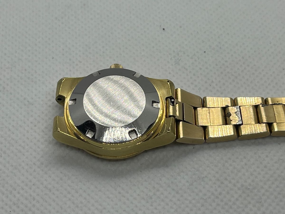 稼働品】OMEGA オメガ Geneve ジュネーブ GP ゴールド文字盤 自動巻