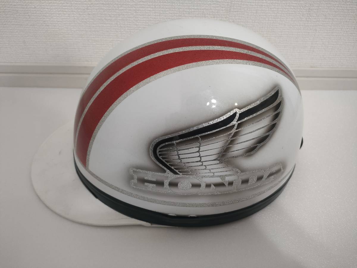 カスタムペイントヘルメット半キャップホークcbrバブcbx400fホンダ
