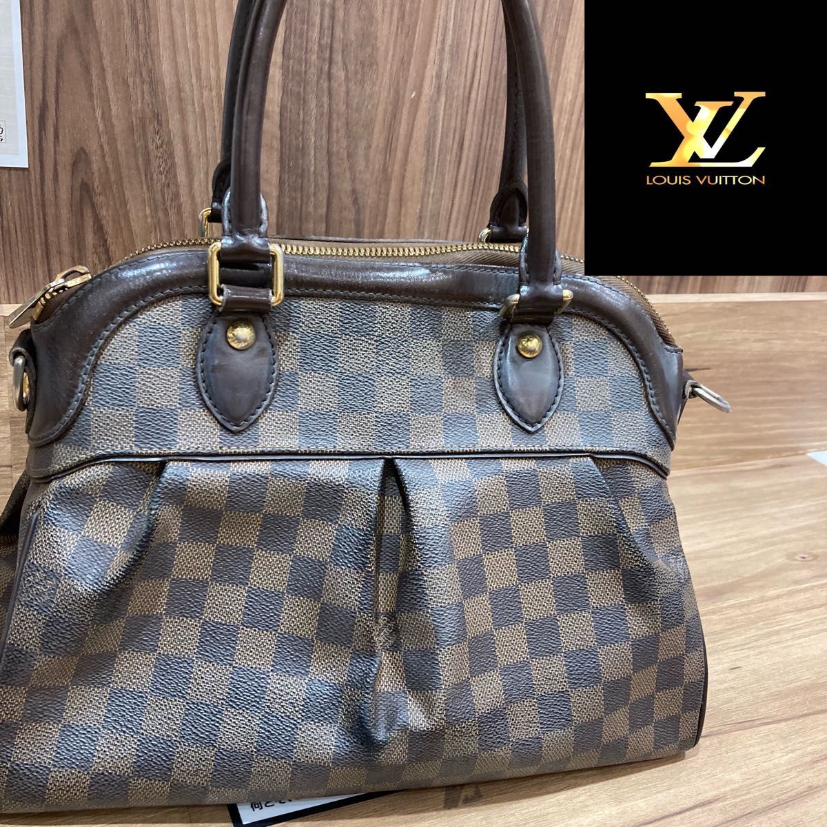 海外 正規品】 LOUIS VUITTON ルイヴィトン ハンドバッグ ダミエ カバ