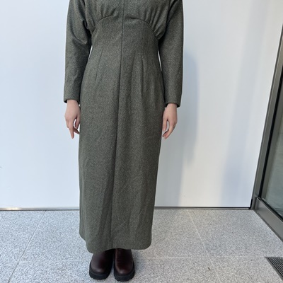 Mame Kurogouchi マメ クロゴウチ 22AW MM22FW-DR052 Melange Flannel