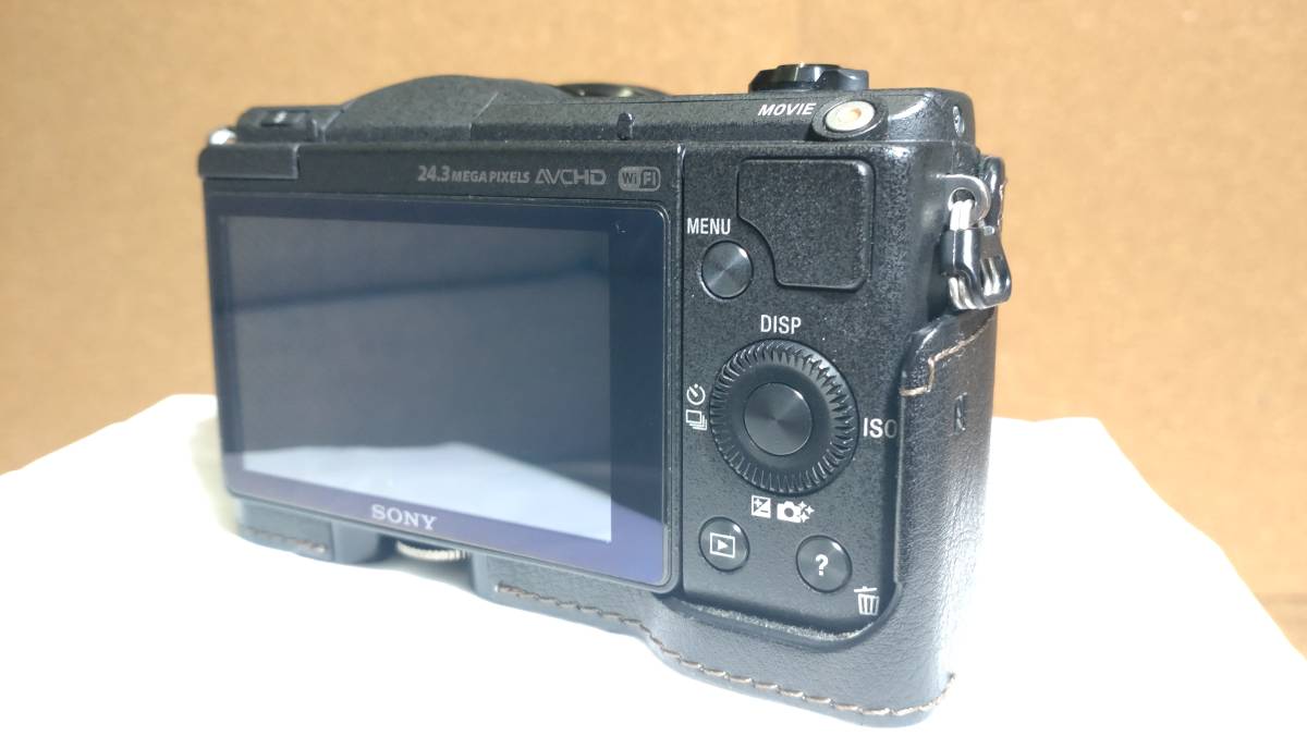 SONY ソニー α5100 ILCE-5100L(パワーズームレンズキット)純正ボディケース+自動開閉式レンズキャップ付き