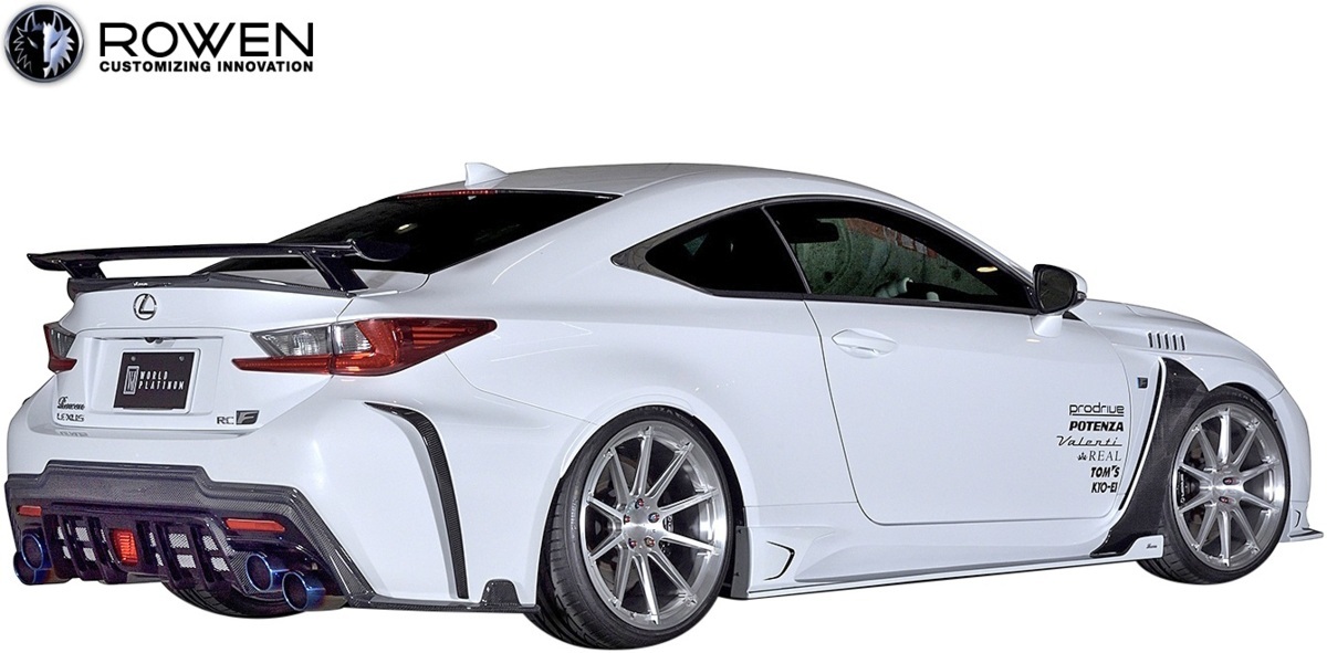 【M's】LEXUS RC-F USC10 前期 (2014.10-2019.4) ROWEN リヤバンパーディフューザー ／／ FRP ロエン レクサス RCF エアロパーツ 1L003P00_画像8