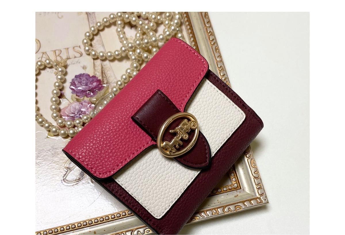 ☆ COACH コーチ 財布 8419 ミディアムウォレット シグネチャー