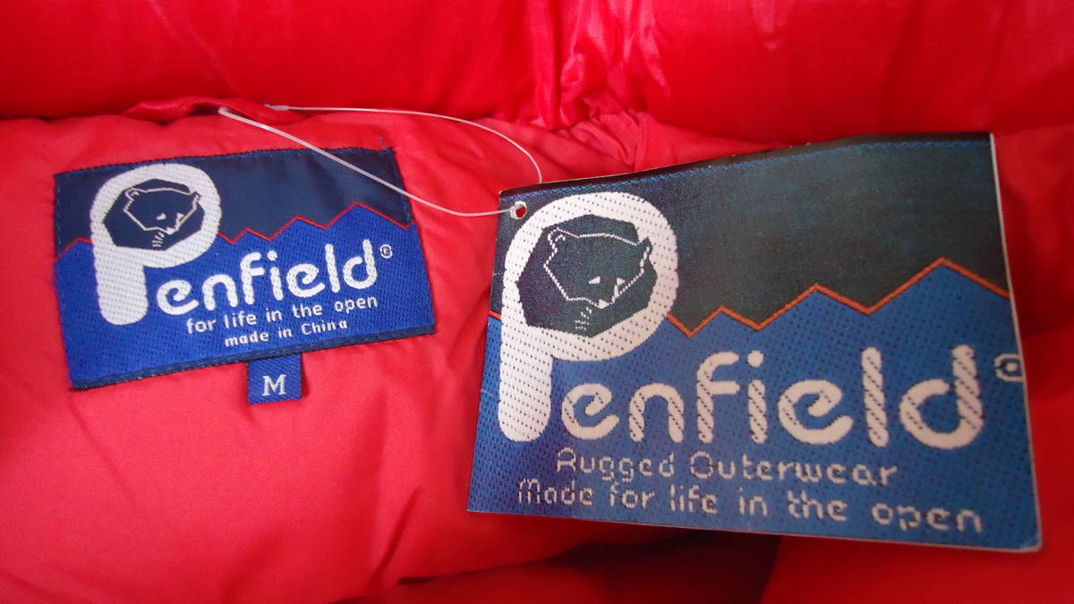 PENFIELD старый модель пуховик красный M полцены и меньше 60%off Penfield Goose down .... рассылка Yupack анонимность рассылка 
