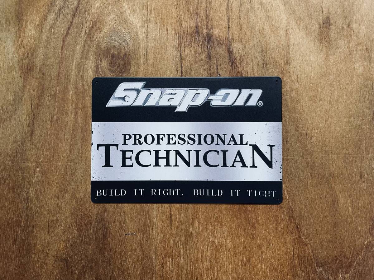 新発売】 SNAP-ON TECHNICIAN ブリキ看板 レトロ風 ① mandhucollege ...