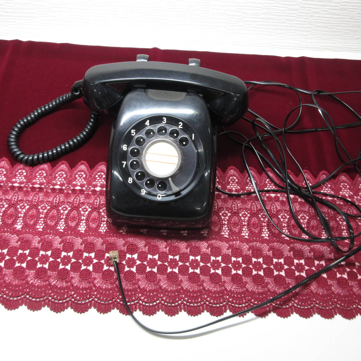 黒電話600-A2 電電公社 82.5 511 電話機 アンティーク 置物 レトロ 