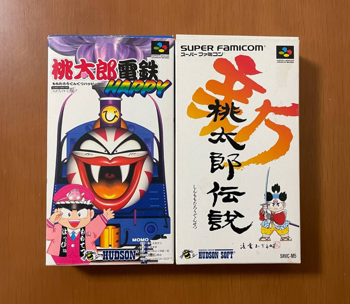 Yahoo!オークション - SFC 桃太郎電鉄 HAPPY・新桃太郎伝説 セット 箱説...