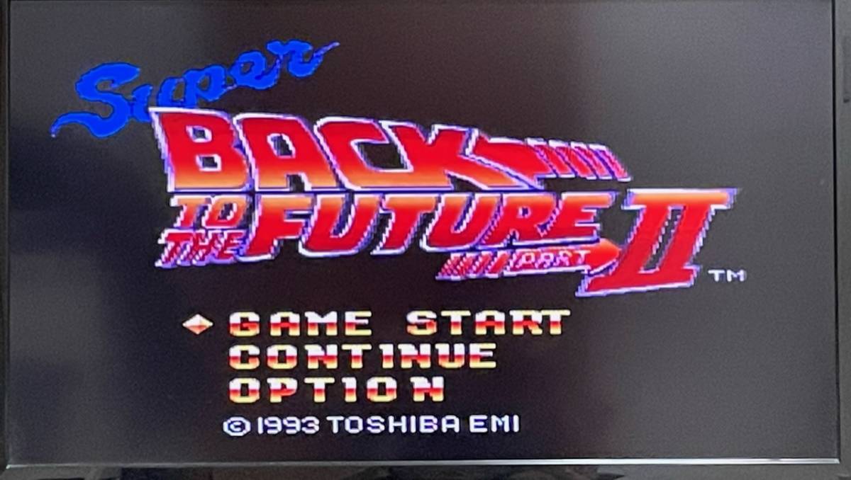 レア SFC スーパーバック・トゥ・ザ・フューチャー2 東芝EMI レア SFC スーパーバック・トゥ・ザ・フューチャー2 東芝EMI