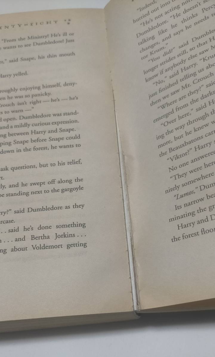 Harry Potter Goblet of Fire J.K.ROWLING J.K. low кольцо .. бокал бумага задний Harry *pota-. документ библиотека книга@ иностранная книга английская версия 