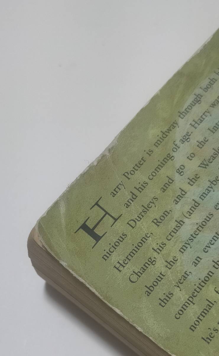 Harry Potter Goblet of Fire J.K.ROWLING J.K. low кольцо .. бокал бумага задний Harry *pota-. документ библиотека книга@ иностранная книга английская версия 