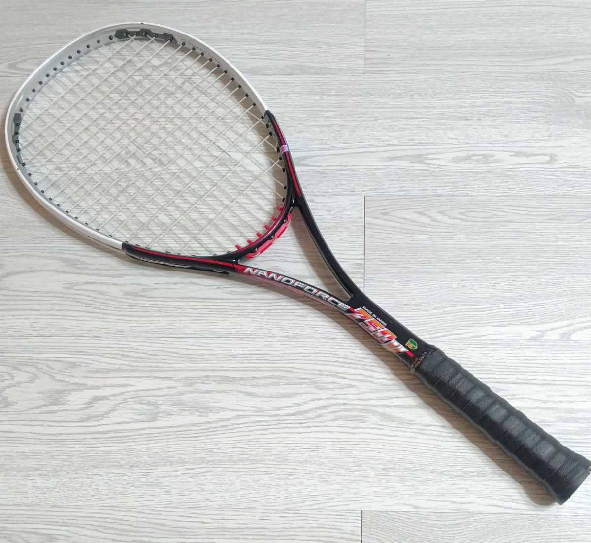 美品】ヨネックス YONEX ナノフォース750v ソフトテニスラケット-