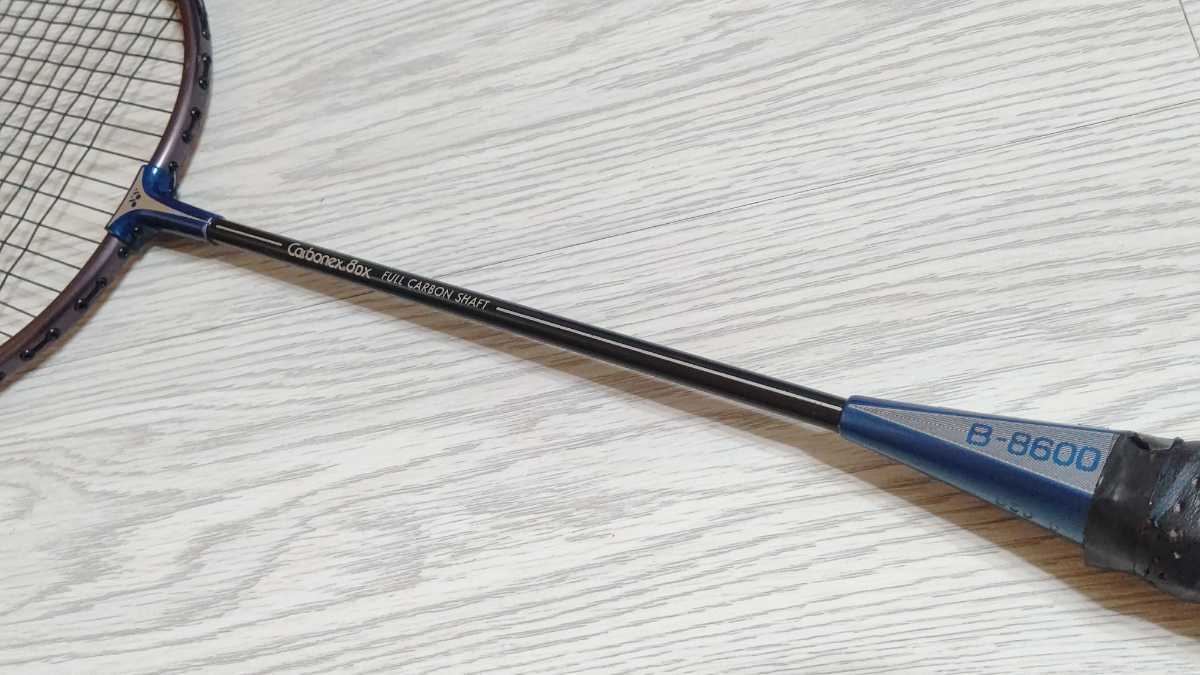 YONEX カーボネックス8 DX B-8600 CARBONEX8 バドミントン ラケット 2UG4 旧ロゴ 中古 送料無料 即決