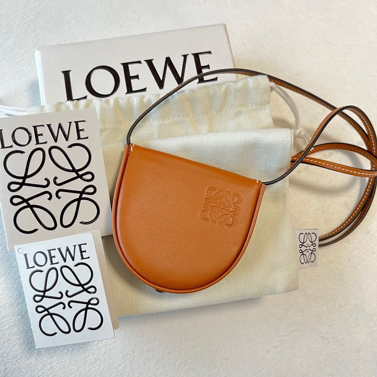 【ポーチ】 LOEWE ロエベ ヒールミニ ポーチ 未使用 限定 正規品 コインケース いので