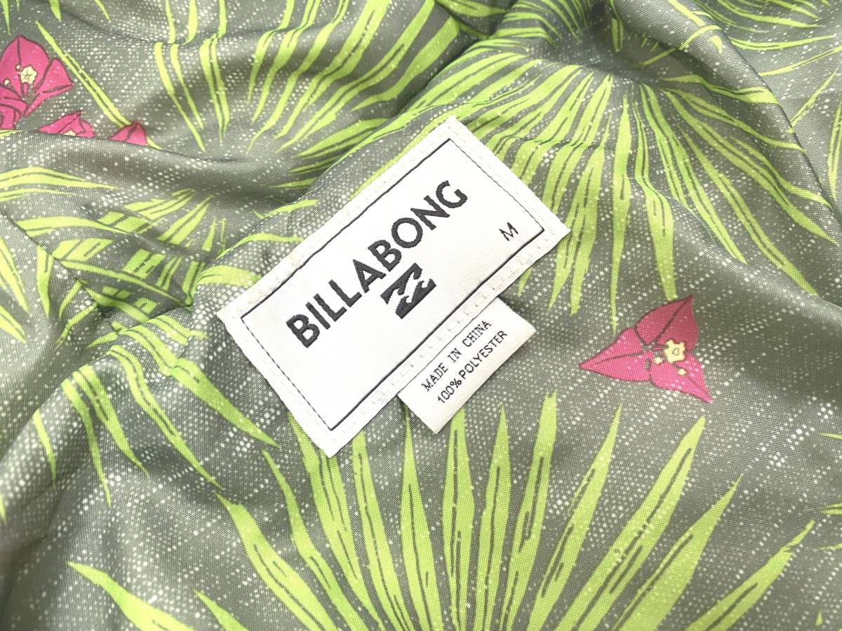 メンズMサイズ：ビラボン【BILLABONG】中綿ブルゾン*パーカージャケット：カーキー_画像6