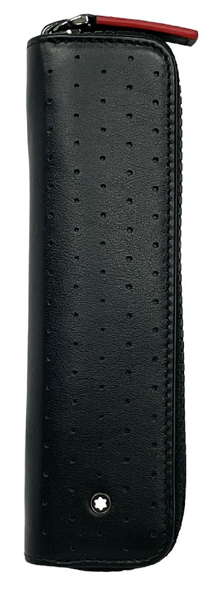 未使用 MONTBLANC モンブラン ペンケース ペンポーチ ブラック レザー