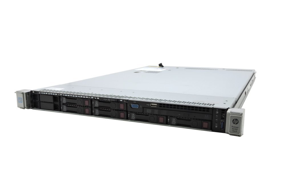 hp ProLiant DL360 Gen9 Xeon E5-2630 v3 2.4GHz*2 16GB 600GBx6台(SAS2.5インチ/12Gbps/RAID50) DVD+-RW P440ar やや難あり_画像1