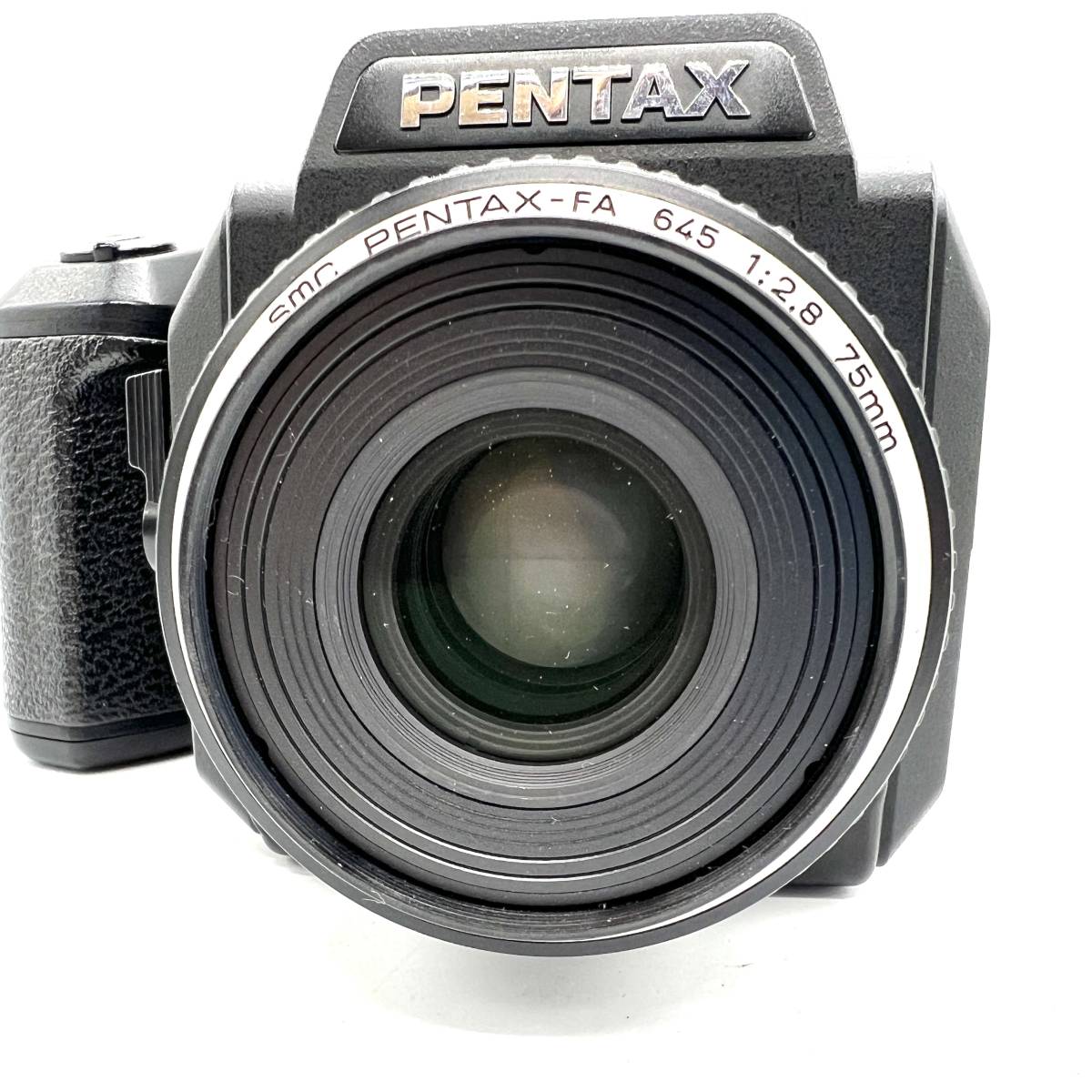 □PENTAX ペンタックス 645NⅡ 645N2 1:2.8 75mm レンズセット 中判