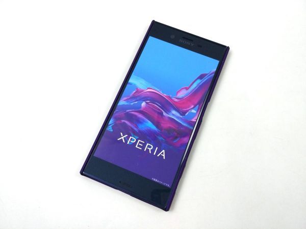 Xperia XZ SO-01J ハードケース カバー シンプル パープル_画像2