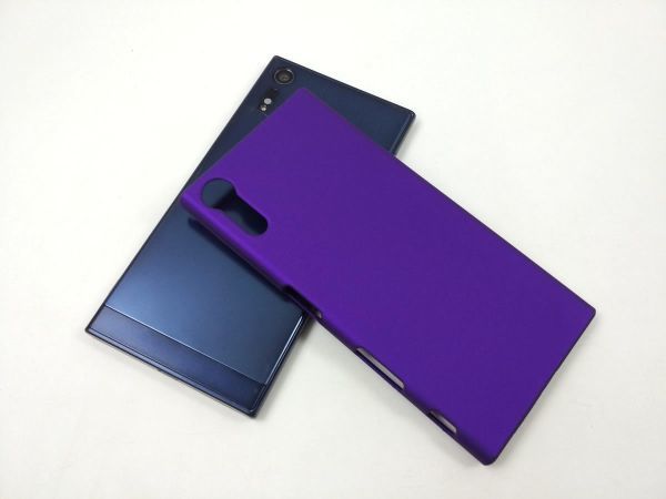 Xperia XZ SO-01J ハードケース カバー シンプル パープル_画像7