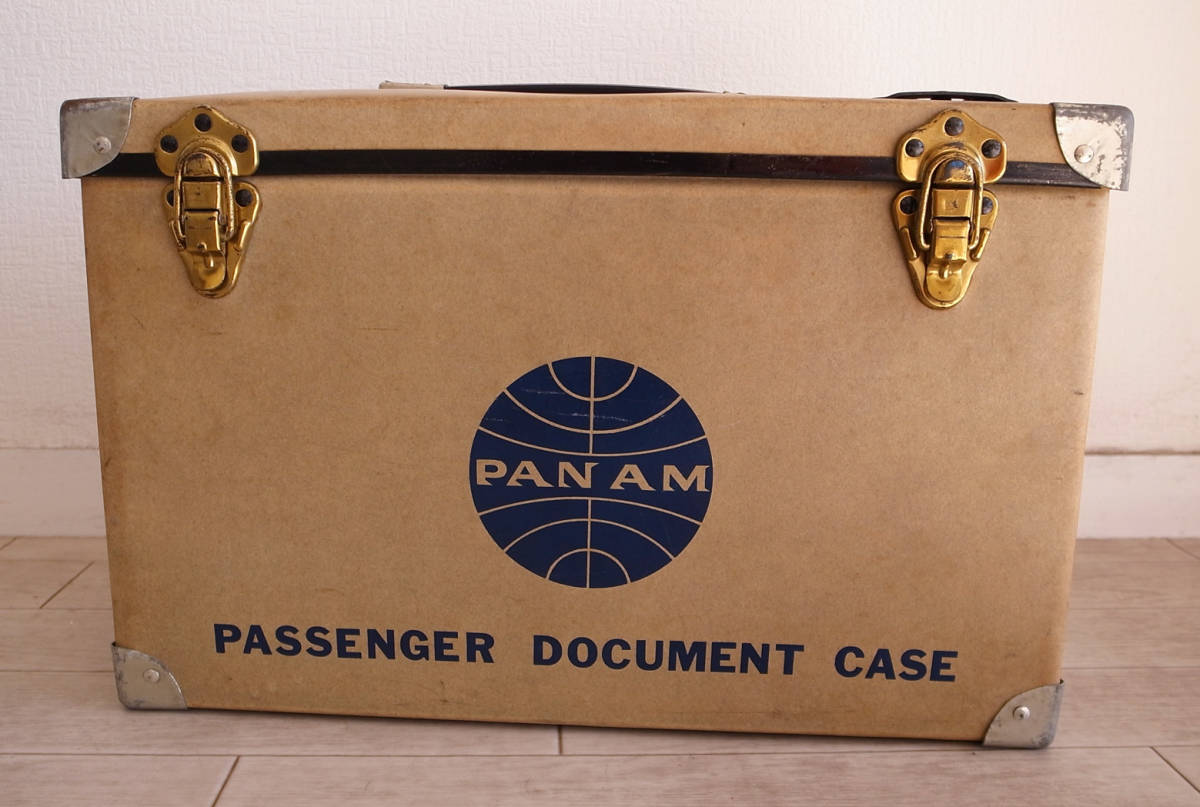 ★★超稀少★★ PAN AM　1960年代 パッセンジャードキュメントケース／パンナム パンアメリカン航空 非売品 60's 昭和レトロ ヴィンテージ_画像3