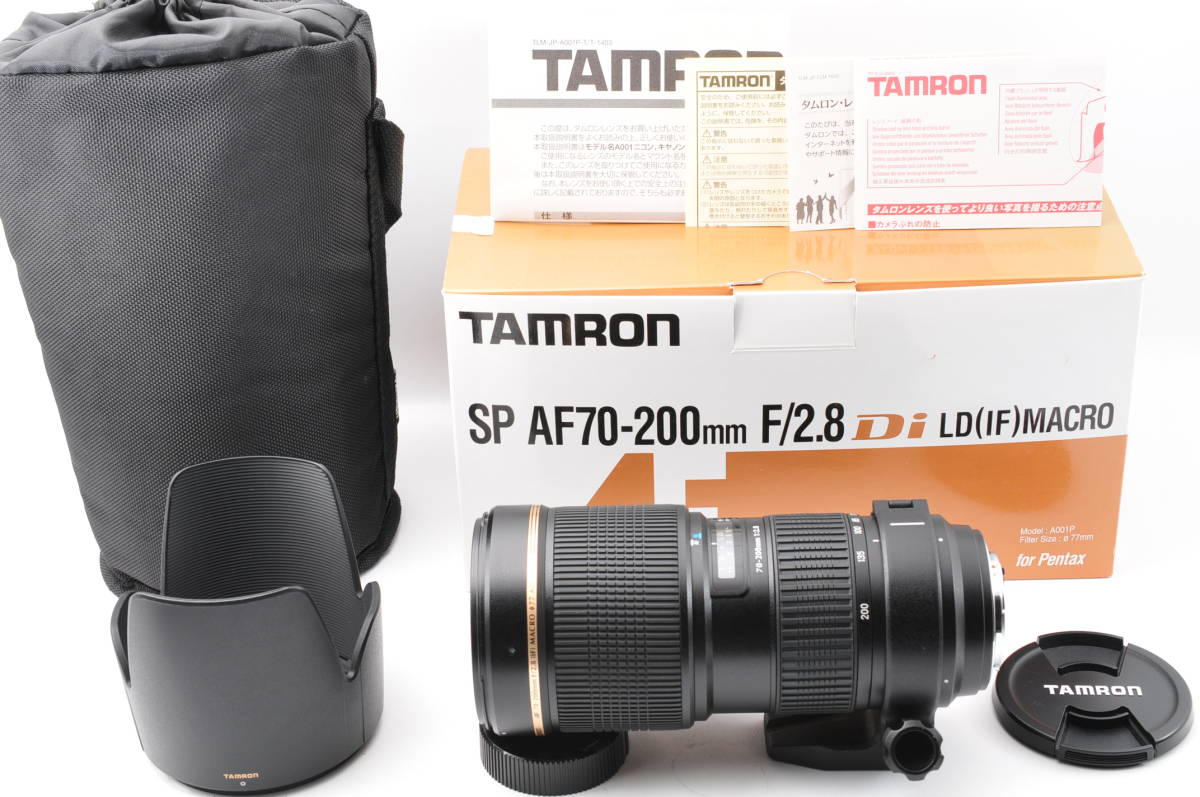 TAMRON SP AF 70-200mm F2.8 Di LD [IF] MACRO A001P for pentax タムロンレンズ ペンタックス