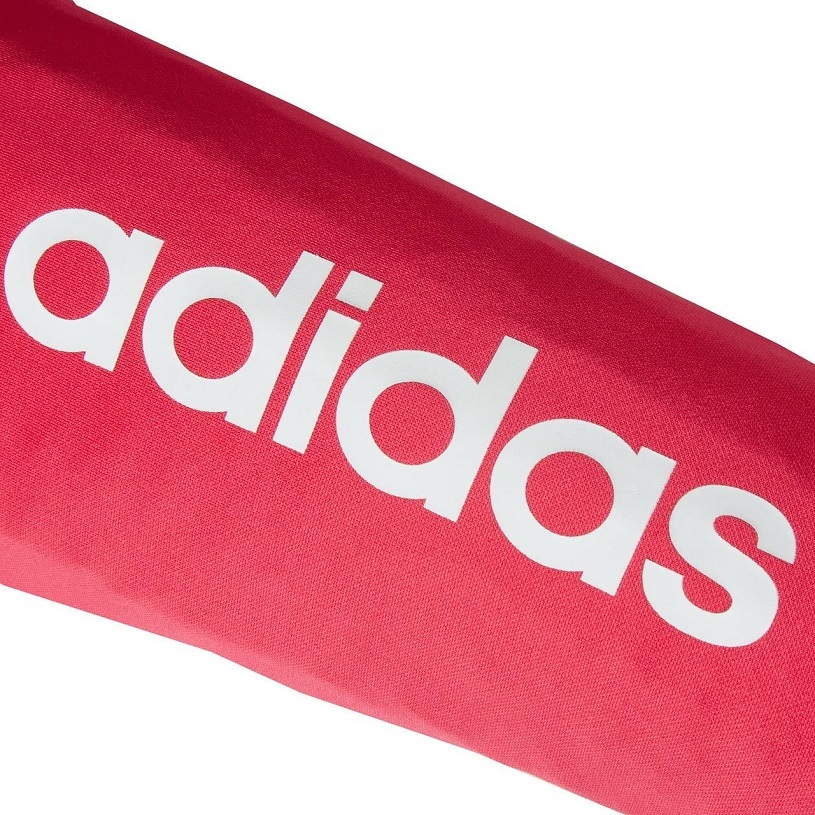  Adidas lady's linear Logo jersey jacket L size regular price 7689 jpy pink / navy stand-up collar klaima light UV cut 
