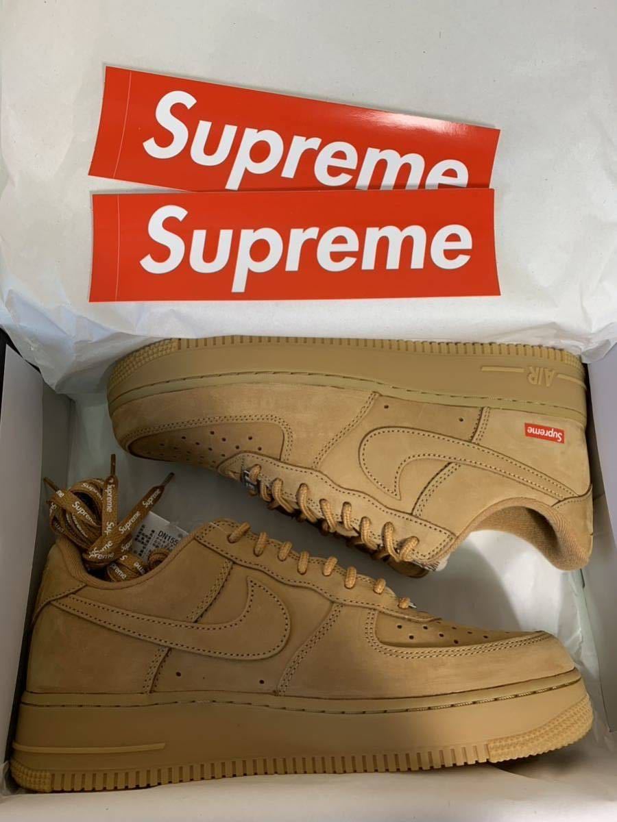 超美品の AIR NIKE Supreme ステッカー付 即発送 新品 FORCE タグ logo box ウィート ワン フォース エア ナイキ シュプリーム US9/27cm Wheat LOW 1 27.0cm 超美品の AIR NIKE Supreme ステッカー付 即発送 新品 FORCE タグ logo box ウィート ワン フォース エア ナイキ シュプリーム US9/27cm Wheat LOW 1 27.0cm
